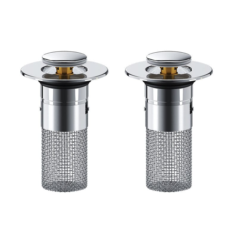 Drain filter stainless steel with pop-up mechanism | Stornfield