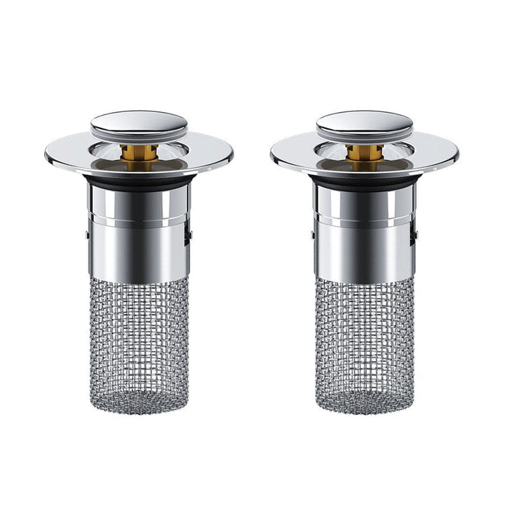 Drain filter stainless steel with pop-up mechanism | Stornfield