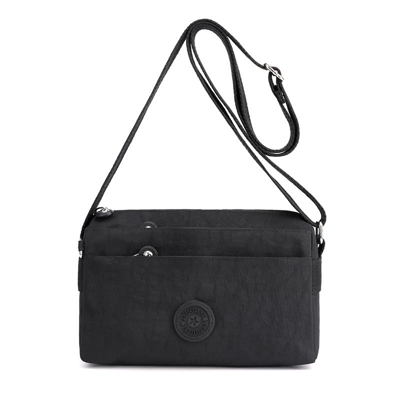 Women's Casual Multi-layer Fashionable Simple Shoulder Bag Made of Nylon | Stornfield