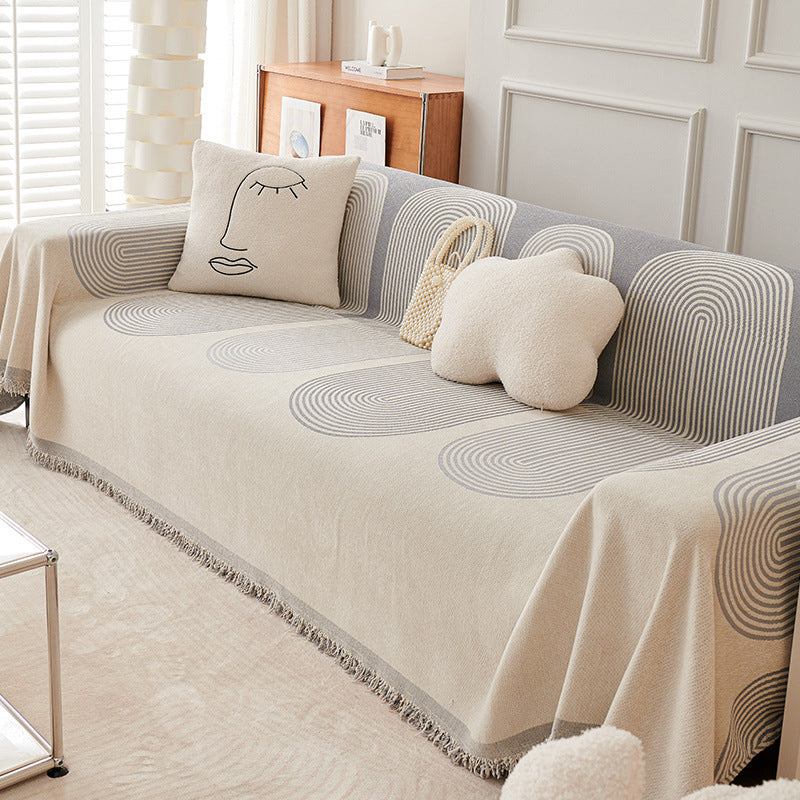 Double-Sided Chenille Sofa Cover | Stornfield