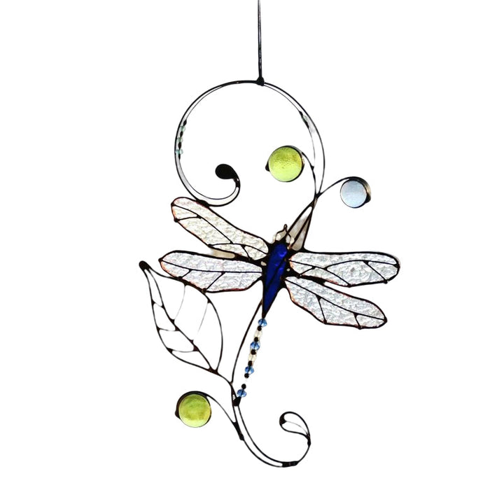 Stained Monarch Butterfly Glass Window Decor | Stornfield