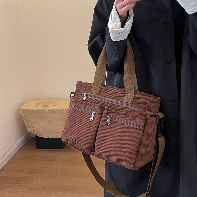 Corduroy Tote Bag, One Color | Stornfield