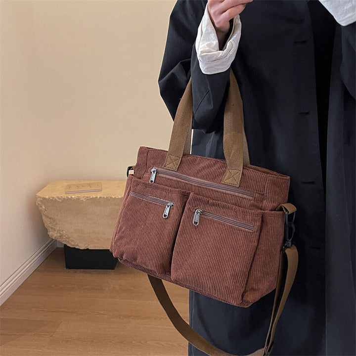 Corduroy Tote Bag, One Color | Stornfield