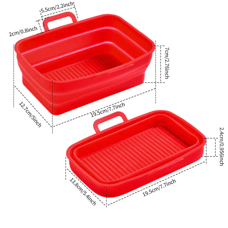 Foldable Air Fryer Silicone Baking Tray | Stornfield