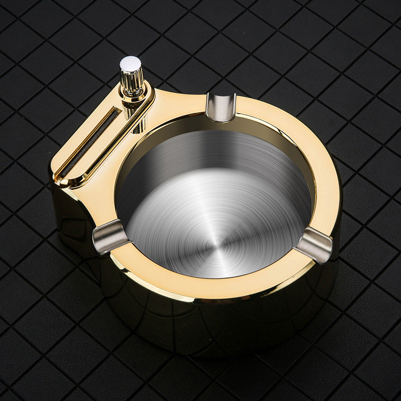 Stornfield | Retro Metal Ashtray, Lighter