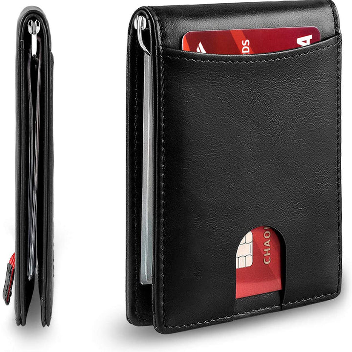 Stornfield | Genuine Leather Anti-theft Swipe Card Holder