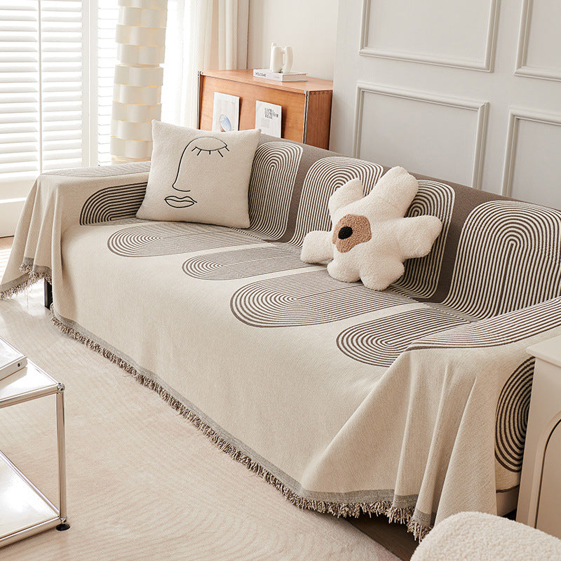 Double-Sided Chenille Sofa Cover | Stornfield