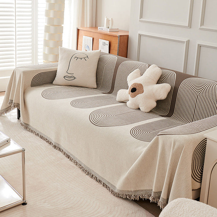 Double-Sided Chenille Sofa Cover | Stornfield