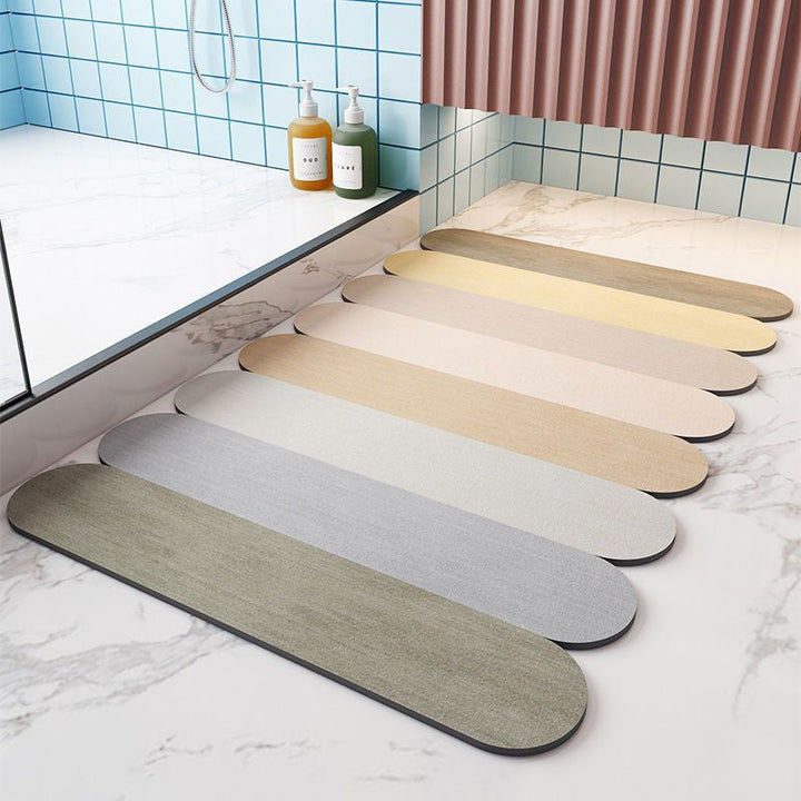 Non-Slip Absorbent Striped Floor Mat, Quick-Drying Bathroom Balcony Rug | Stornfield