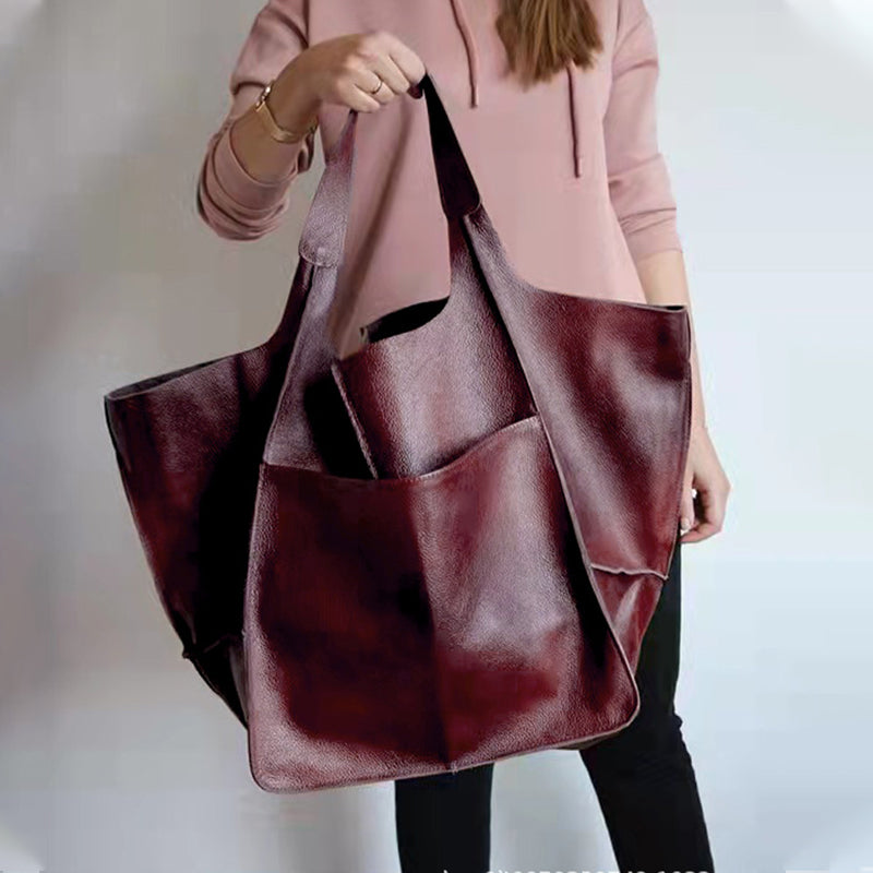 Stornfield | Oversized leather weekend handbags for women