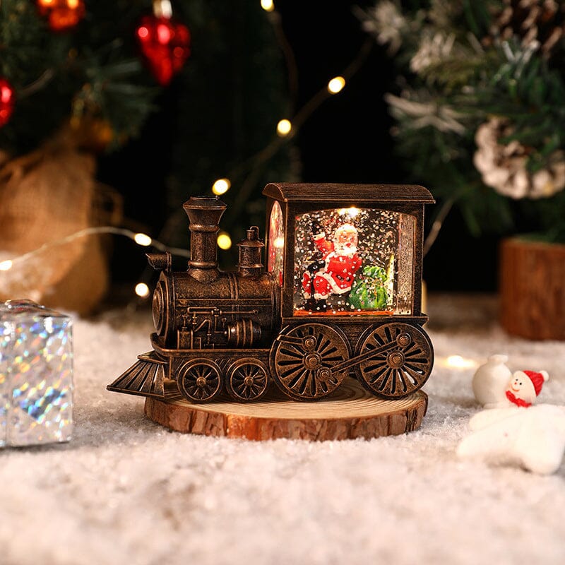 Christmas Crystal Floating Snow Train Light | Stornfield