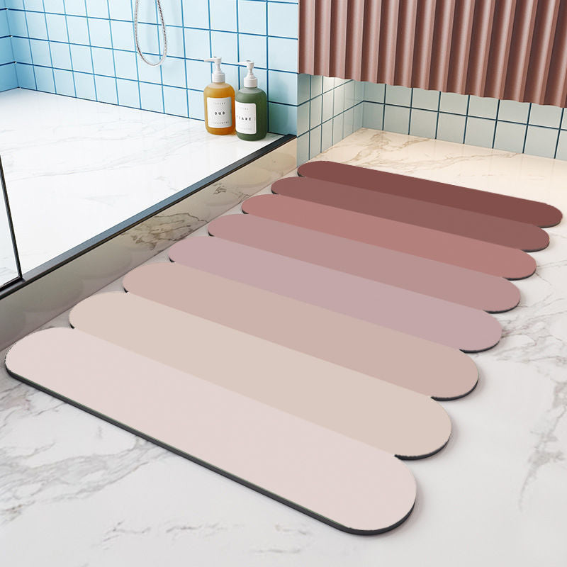 Non-Slip Absorbent Striped Floor Mat, Quick-Drying Bathroom Balcony Rug | Stornfield