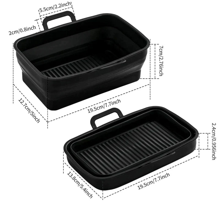 Foldable Air Fryer Silicone Baking Tray | Stornfield