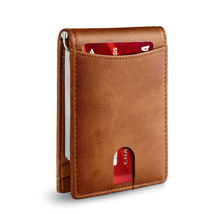 Stornfield | Genuine Leather Anti-theft Swipe Card Holder
