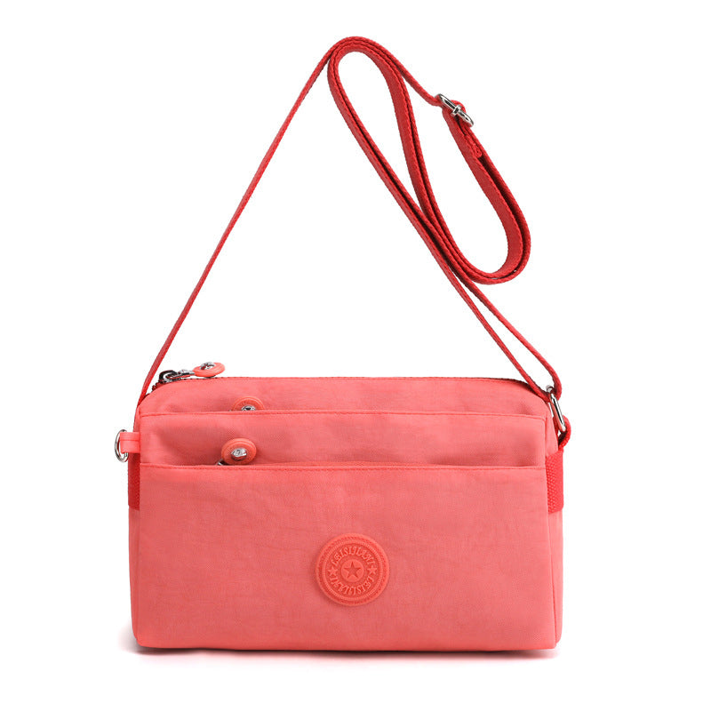 Women's Casual Multi-layer Fashionable Simple Shoulder Bag Made of Nylon | Stornfield