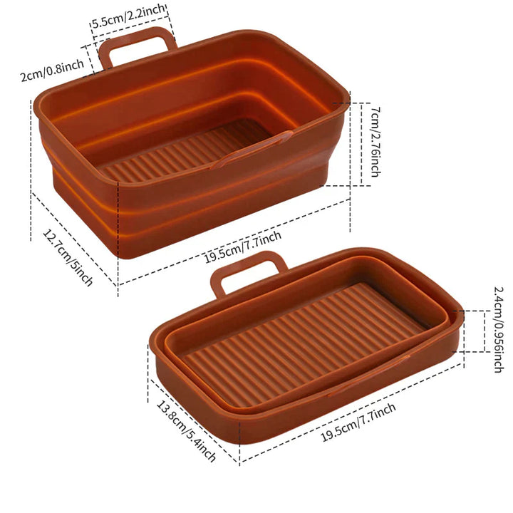 Foldable Air Fryer Silicone Baking Tray | Stornfield