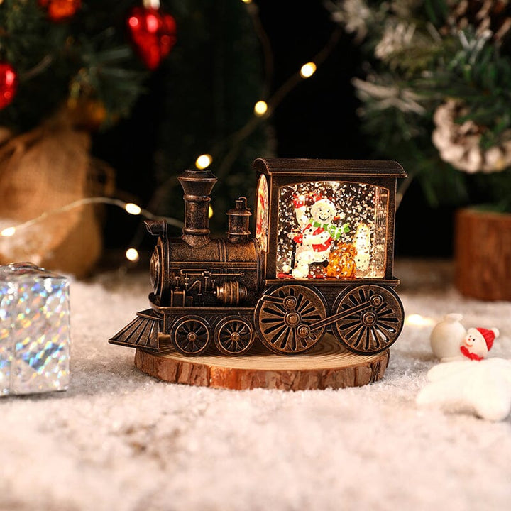 Christmas Crystal Floating Snow Train Light | Stornfield