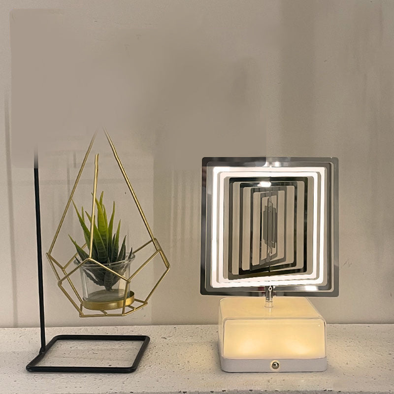 Rotating ambient light made of metal | Stornfield