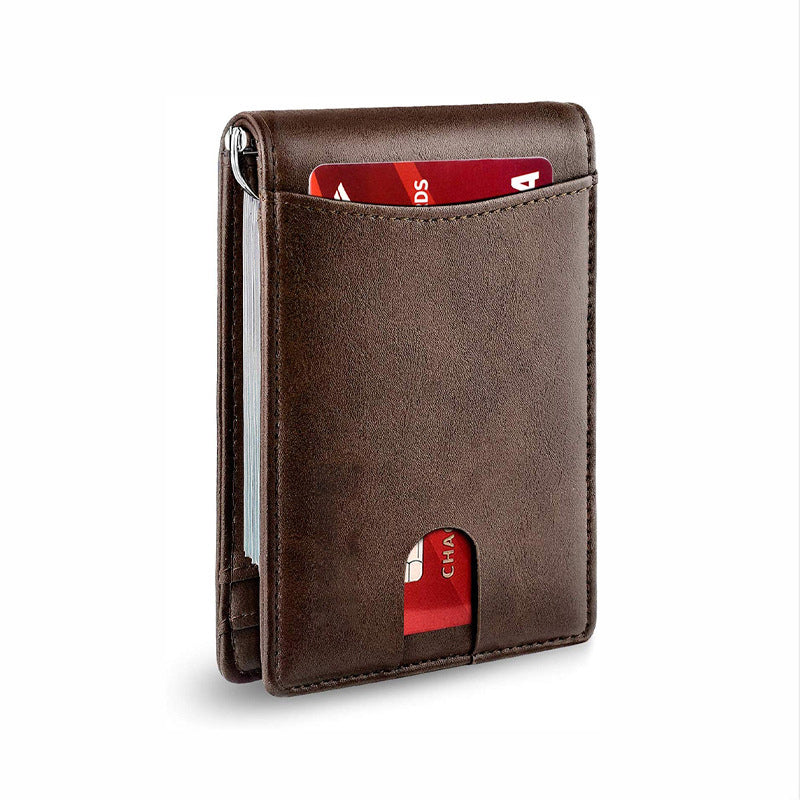 Stornfield | Genuine Leather Anti-theft Swipe Card Holder