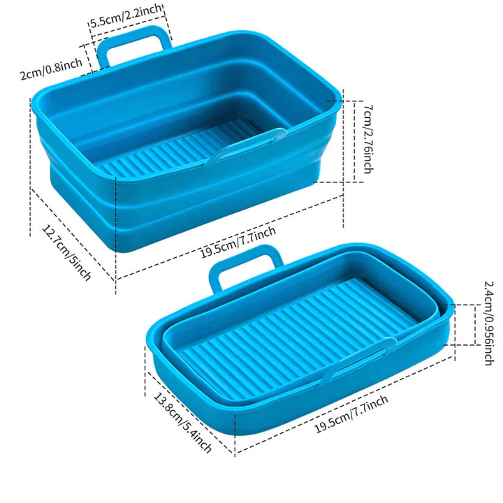 Foldable Air Fryer Silicone Baking Tray | Stornfield