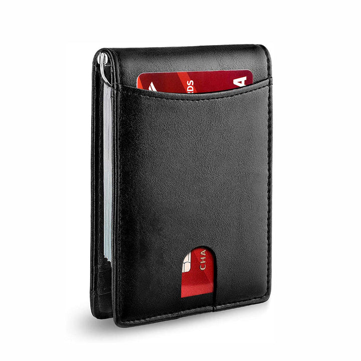 Stornfield | Theft-proof magnetic card holder made of genuine leather