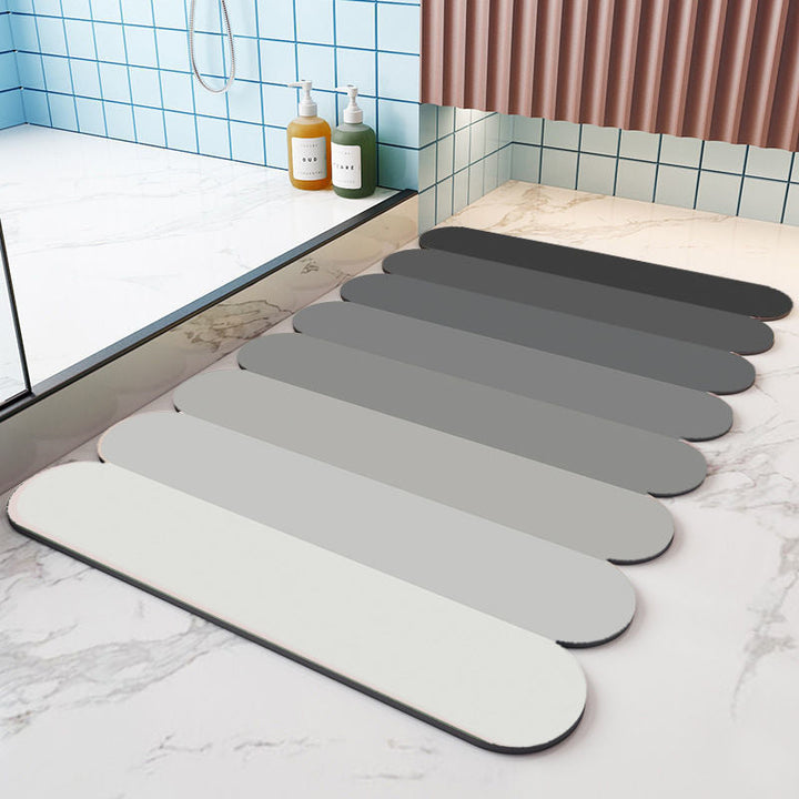 Non-Slip Absorbent Striped Floor Mat, Quick-Drying Bathroom Balcony Rug | Stornfield