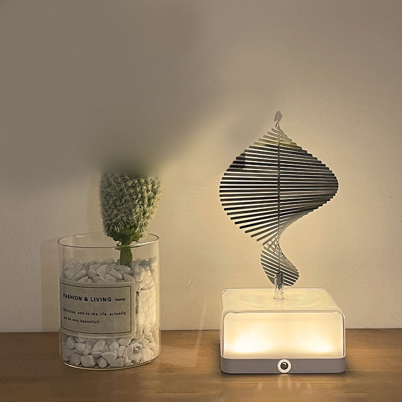 Rotating ambient light made of metal | Stornfield