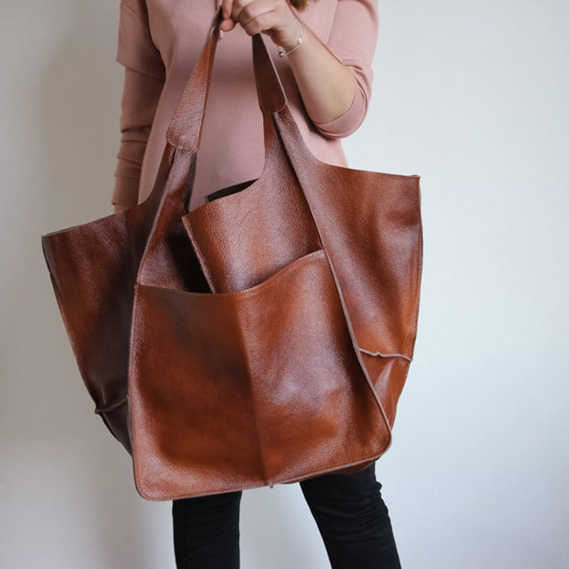 Stornfield | Oversized Leather Weekend Bags for Women
