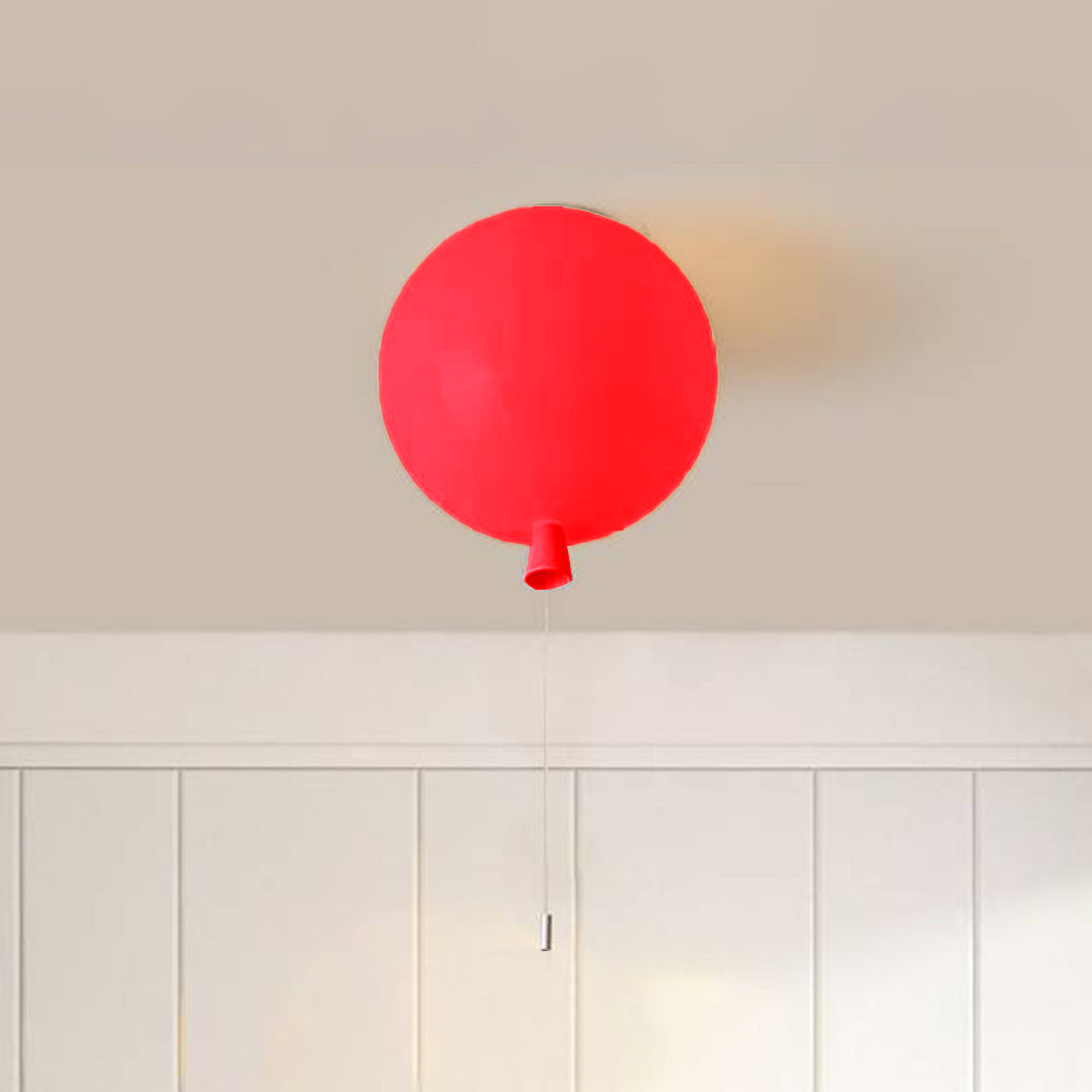 Compact Modern LED Balloon Ceiling Lamp - AuraLite | Stornfield