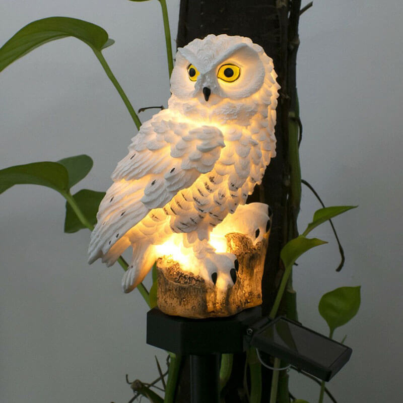 Stornfield | Barter | Solar-powered Owl Garden Lamp
