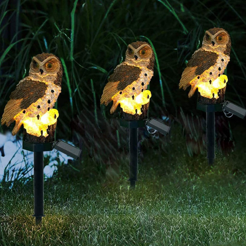 Stornfield | Barter | Solar-powered Owl Garden Lamp