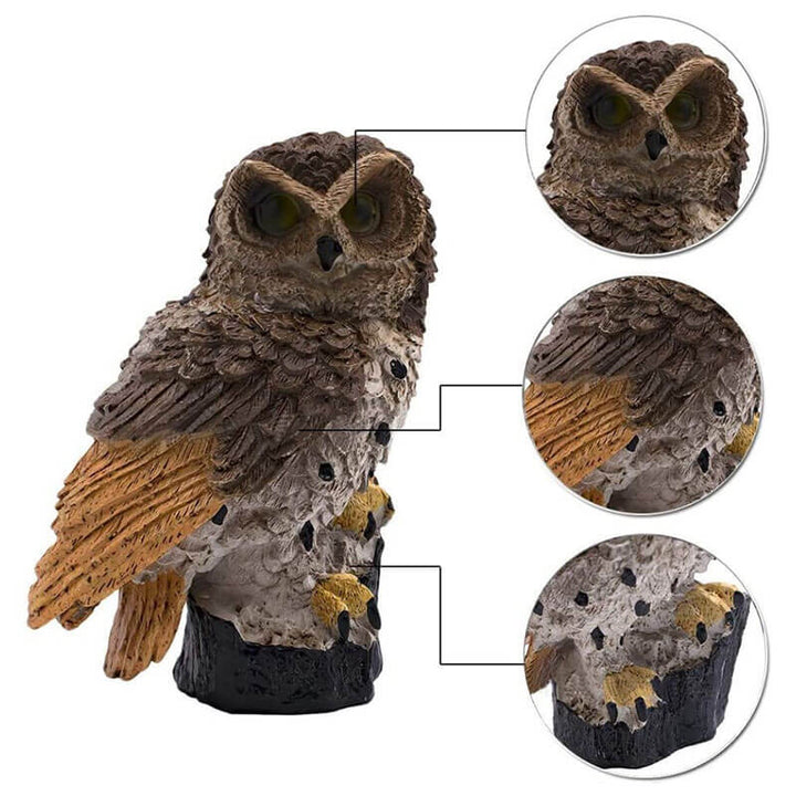 Stornfield | Barter | Solar-powered Owl Garden Lamp