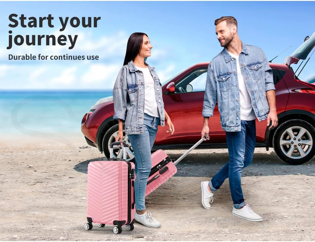 Hard Shell Carry-On Luggage with Lock & Spinner Wheels – Rosemont | Stornfield
