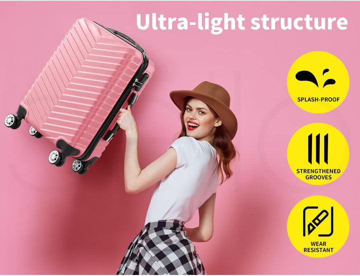 Hard Shell Carry-On Luggage with Lock & Spinner Wheels – Rosemont | Stornfield