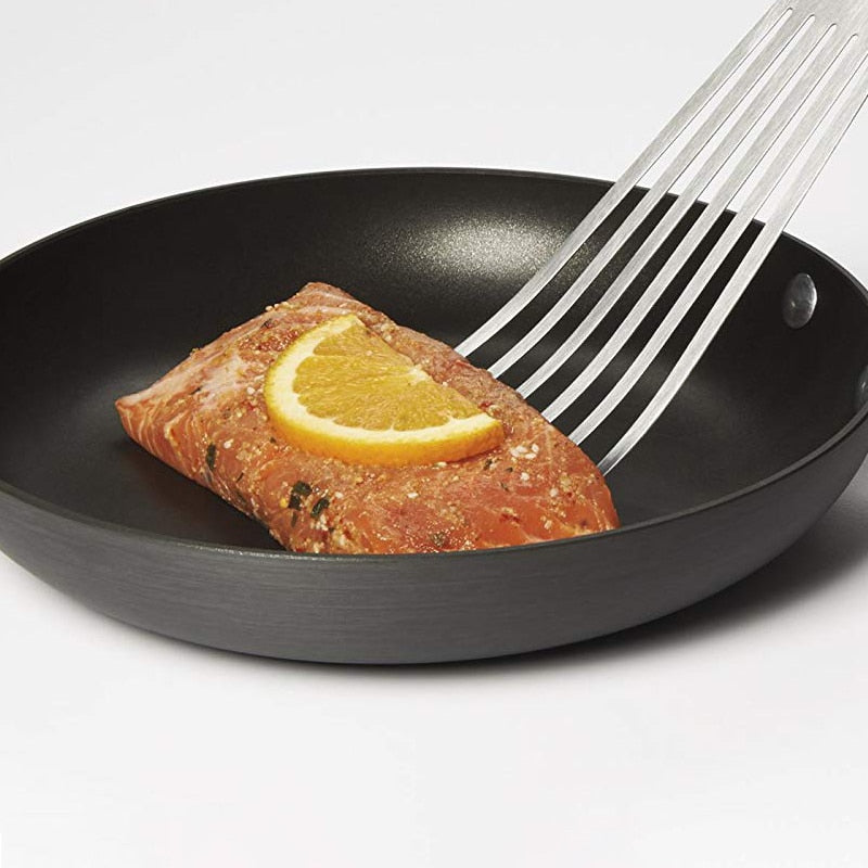 Slotted Turner and Fish Spatula With Wooden Handle Kitchen Tools | Stornfield