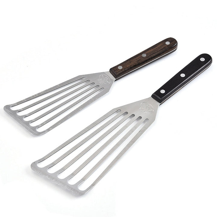 Slotted Turner and Fish Spatula With Wooden Handle Kitchen Tools | Stornfield