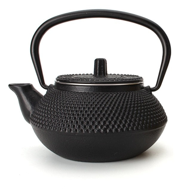 Small 2oz Cast Iron Tea Pot Teapot Kettle With Strainer Flower Tea Kettle | Stornfield