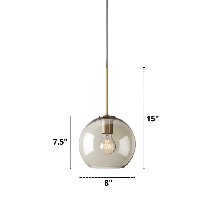 Modern Glass Hanging Lamps | Stornfield