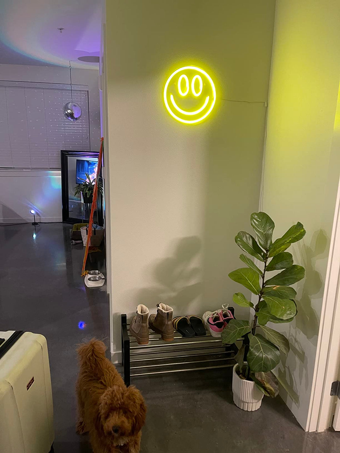 Stornfield | Neon Smile Face Sign