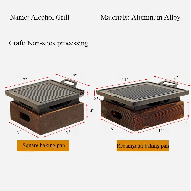Smokeless Portable Barbecue Grill Charcoal Household Non-stick BBQ | Stornfield