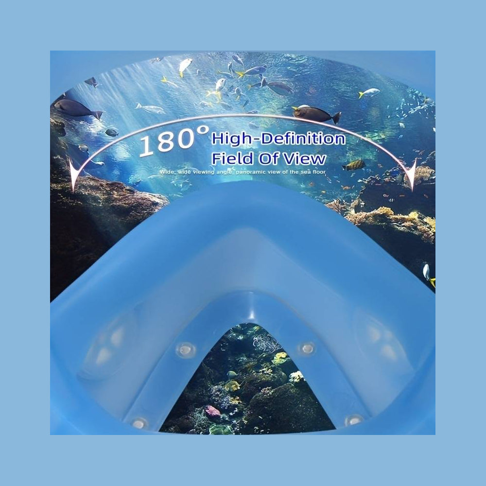 Snorkel mask for children and adults with snorkel and 180-degree visibility | Stornfield