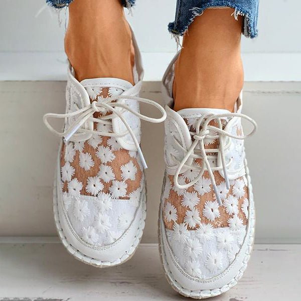 Stornfield | Orthopedic stylish shoe with floral design