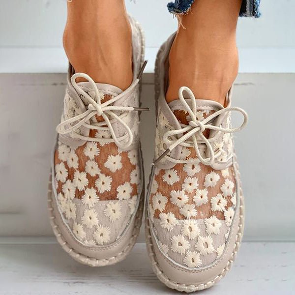 Stornfield | Orthopedic stylish shoe with floral design