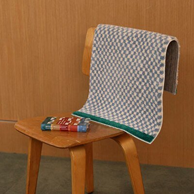 Stornfield | Soft and fluffy checkered bathroom mat