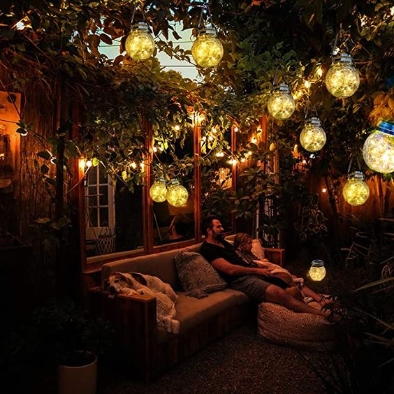 Solar Glass Globe Lantern Stornfield