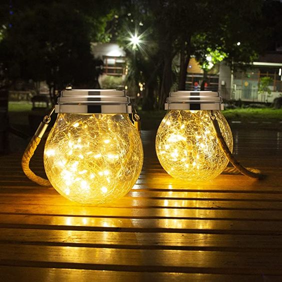Solar Glass Globe Lantern Stornfield