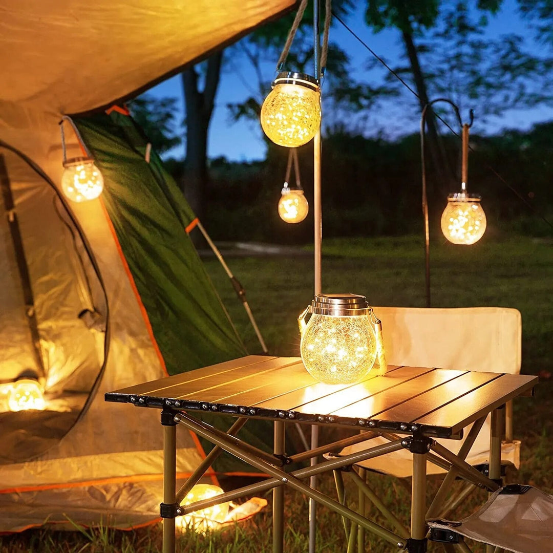 Solar Glass Globe Lantern Stornfield