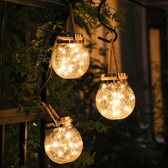 Solar Glass Globe Lantern Stornfield