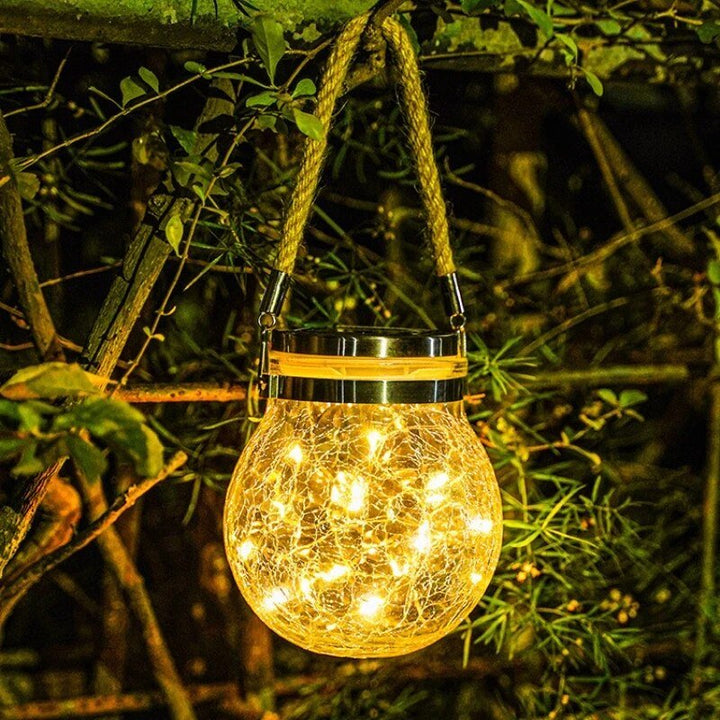 Solar Glass Globe Lantern Stornfield