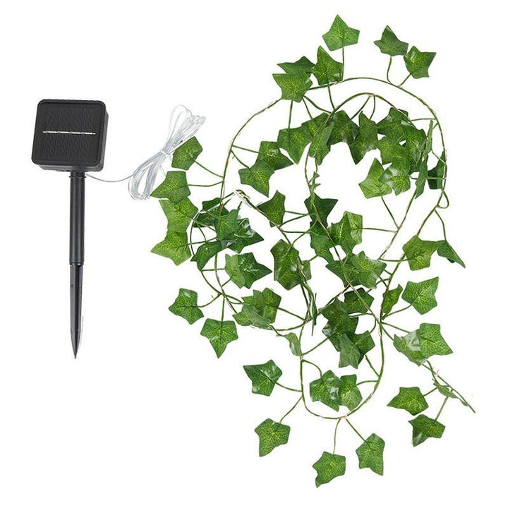 Stornfield | IvyGlow Solar Ivy String Lights | Waterproof | LED Ambient Light for Garden & Balcony | Outdoor Decor